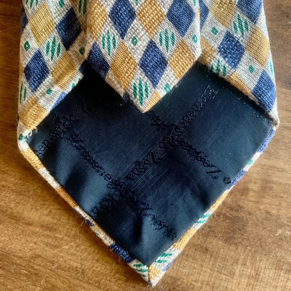 Vintage Ermenegildo Zegna Silk Ties Lot 2 | Made in Italy | Vintage